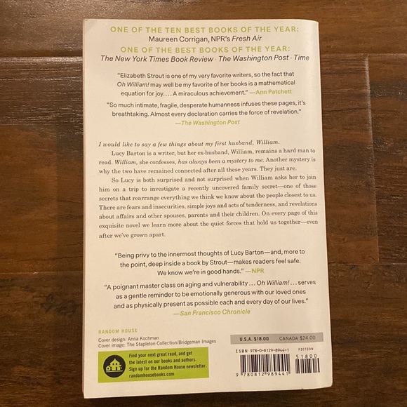 NEW YORK TIMES BESTSELLER Oh William! By Elizabeth Strout - Picture 2 of 4